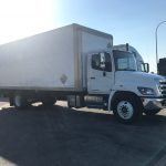 2016 HINO 338D-253-AS-A-H-16 24 FT DRY VAN WITH POWER TAILGATE (16042L)